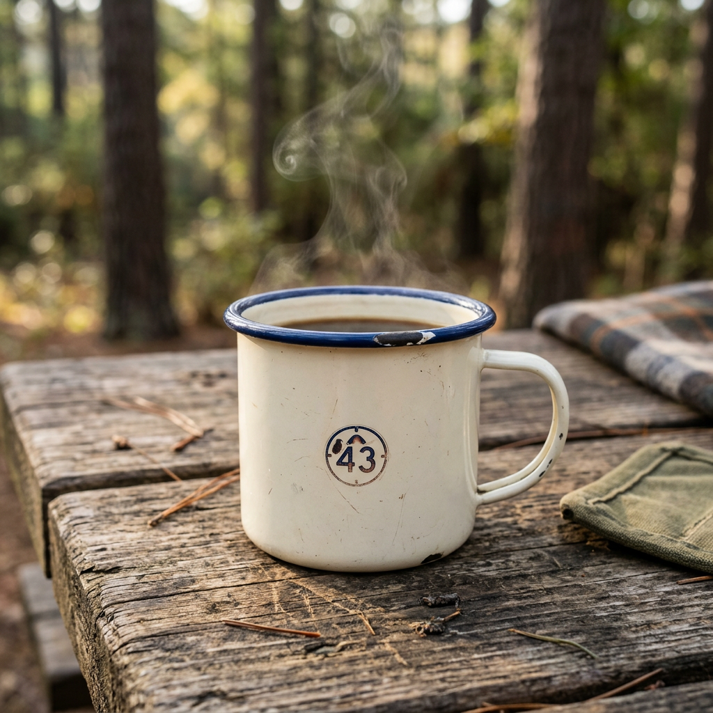 Enamel Camp Mug — 12 oz